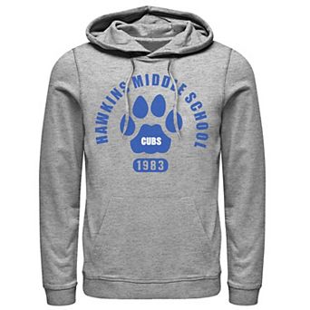 Men's Netflix Stranger Things Hawkins Middle School Cubs 1983 Hoodie