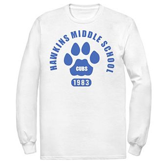 Men's Netflix Stranger Things Hawkins Middle School Cubs 1983 Tee