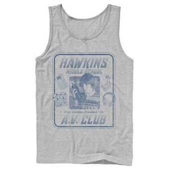 Men's Netflix Stranger Things Mike Wheeler Hawkins A.V. Club Tank Top