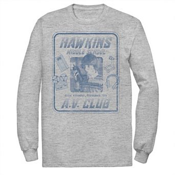 Men's Netflix Stranger Things Mike Wheeler Hawkins A.V. Club Tee