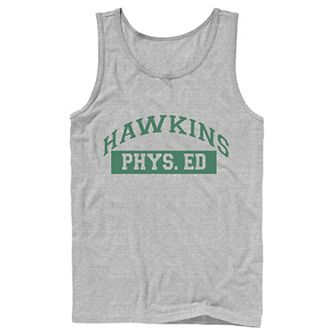 Men's Netflix Stranger Things Hawkins Phys. Ed Logo Tank Top
