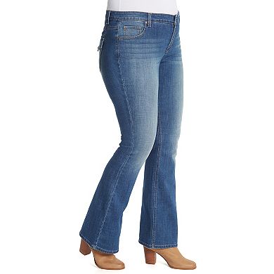 Plus Size Gloria Vanderbilt Kick Flare Jeans