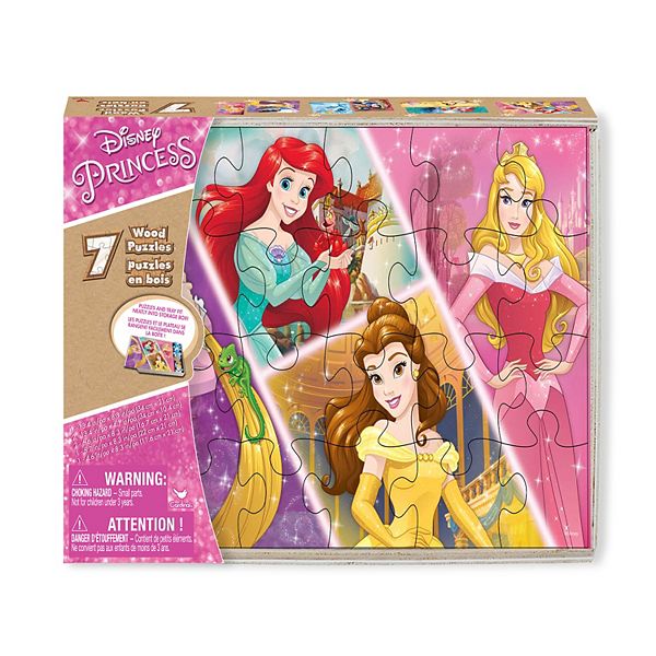 Spin Master Disney Princess 7-pack Jigsaw Puzzles & Storage Box