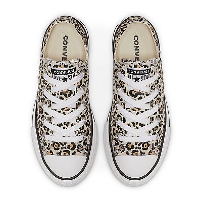 Leopard print converse girls best sale