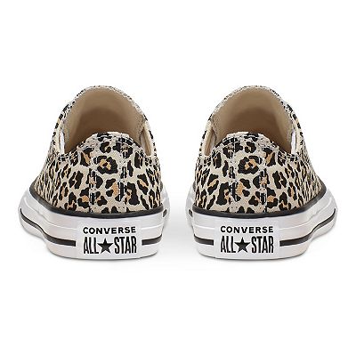 Girls leopard converse New size deals 7