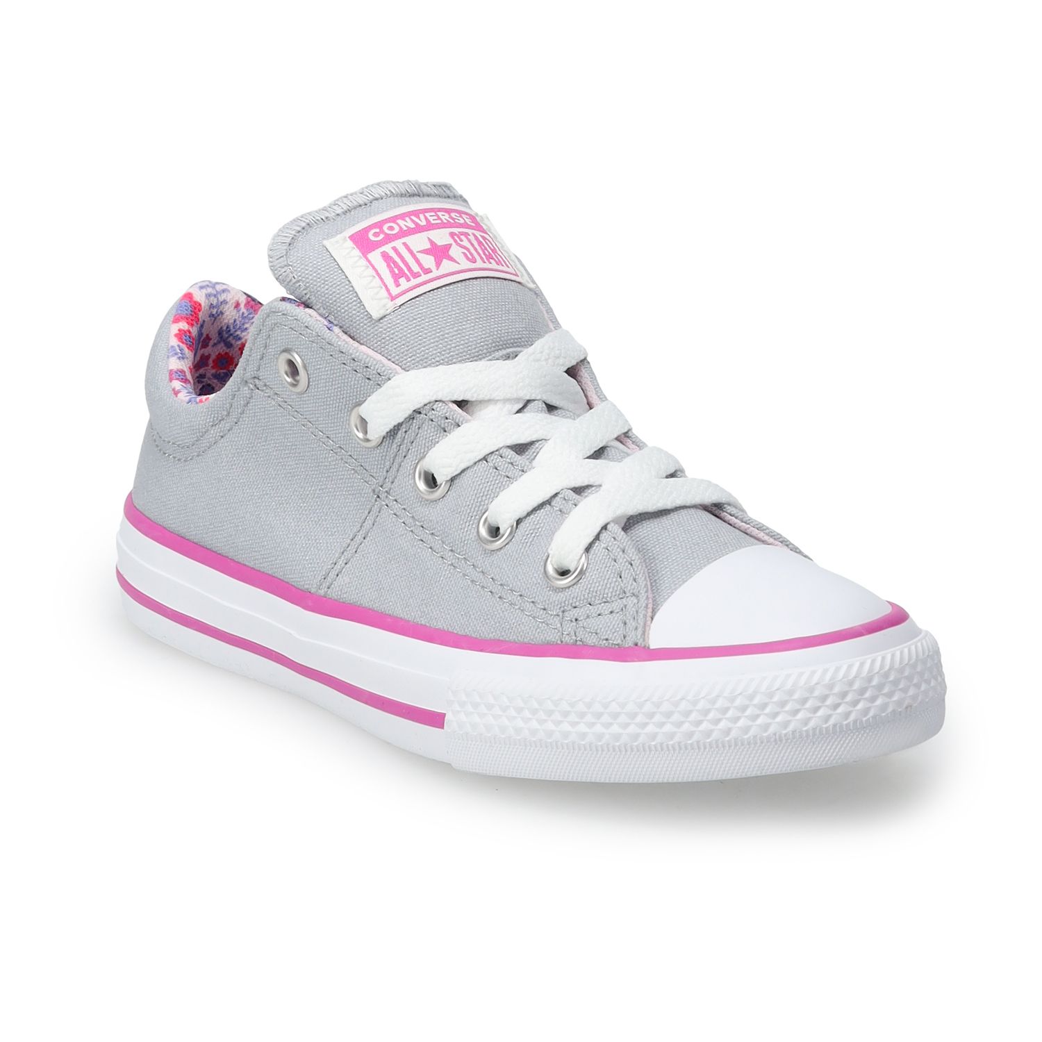 pink and grey converse