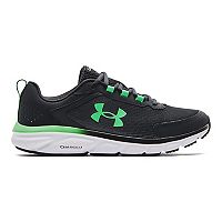 Under Armour Men's Charged Assert 9 Running Shoes (Black / Extreme Green)