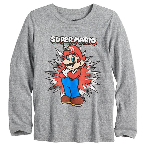 Boys 412 Jumping Beans® Super Mario LongSleeve Graphic Tee
