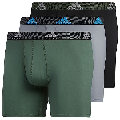 Men's adidas Performance 3-Pack Long Boxer Briefs