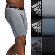 adidas Performance Long Boxer Briefs 3 Pairs - Black