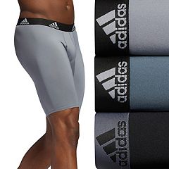 Men's adidas Performance 3-Pack Long Boxer Briefs