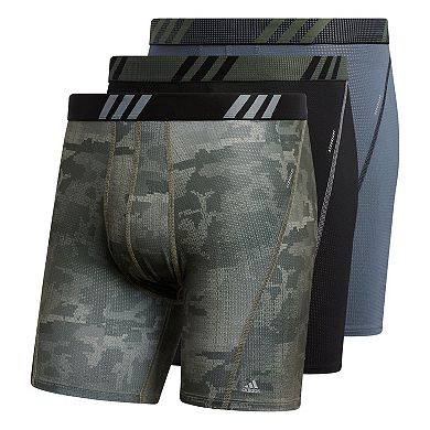 Men's adidas Performance 3-Pack Long Boxer Briefs
