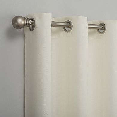No. 918 Sora Casual Textured Semi-Sheer Grommet Window Curtain