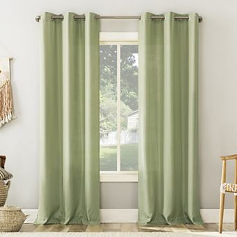 No. 918 Sora Casual Textured Semi-Sheer Grommet Window Curtain