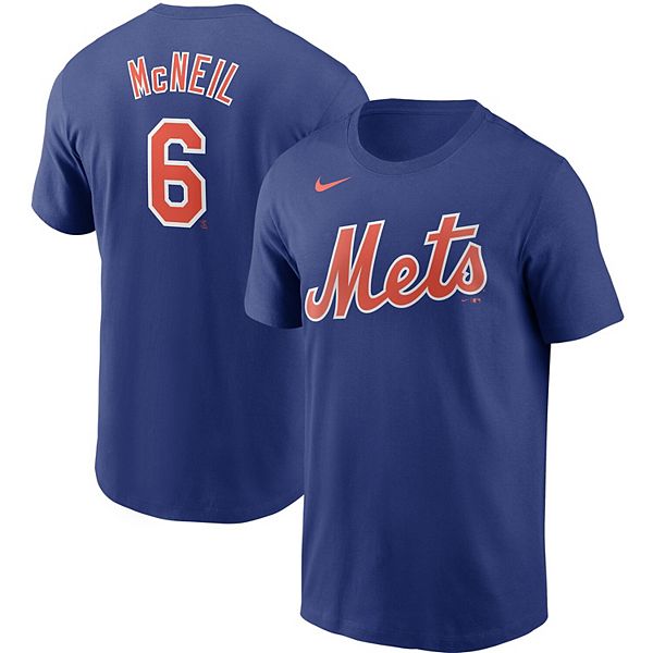 Men's New York Mets Jeff McNeil #6 Nike White&Royal Home 2020