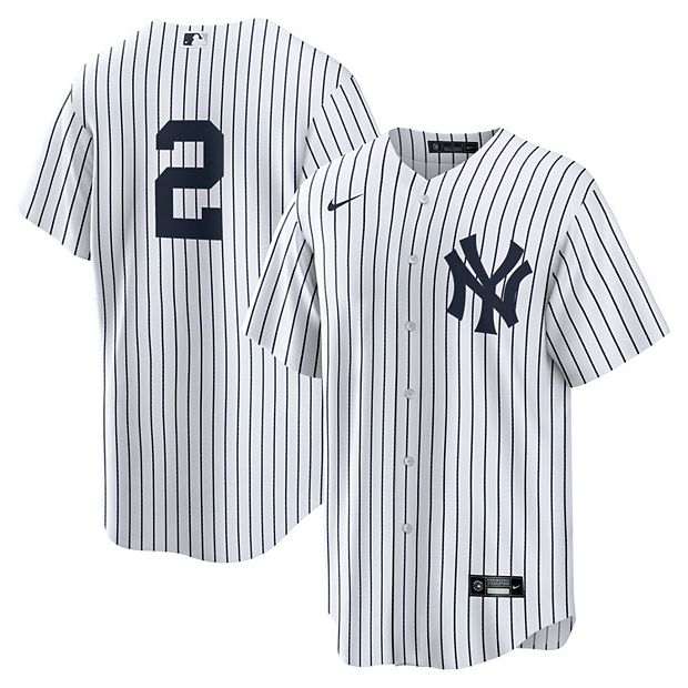 Nike New York Yankees MLB Derek Jeter White T Shirt Men’s Size Small