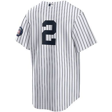 Men's Nike Derek Jeter White/Navy New York Yankees 2020 Hall of Fame ...