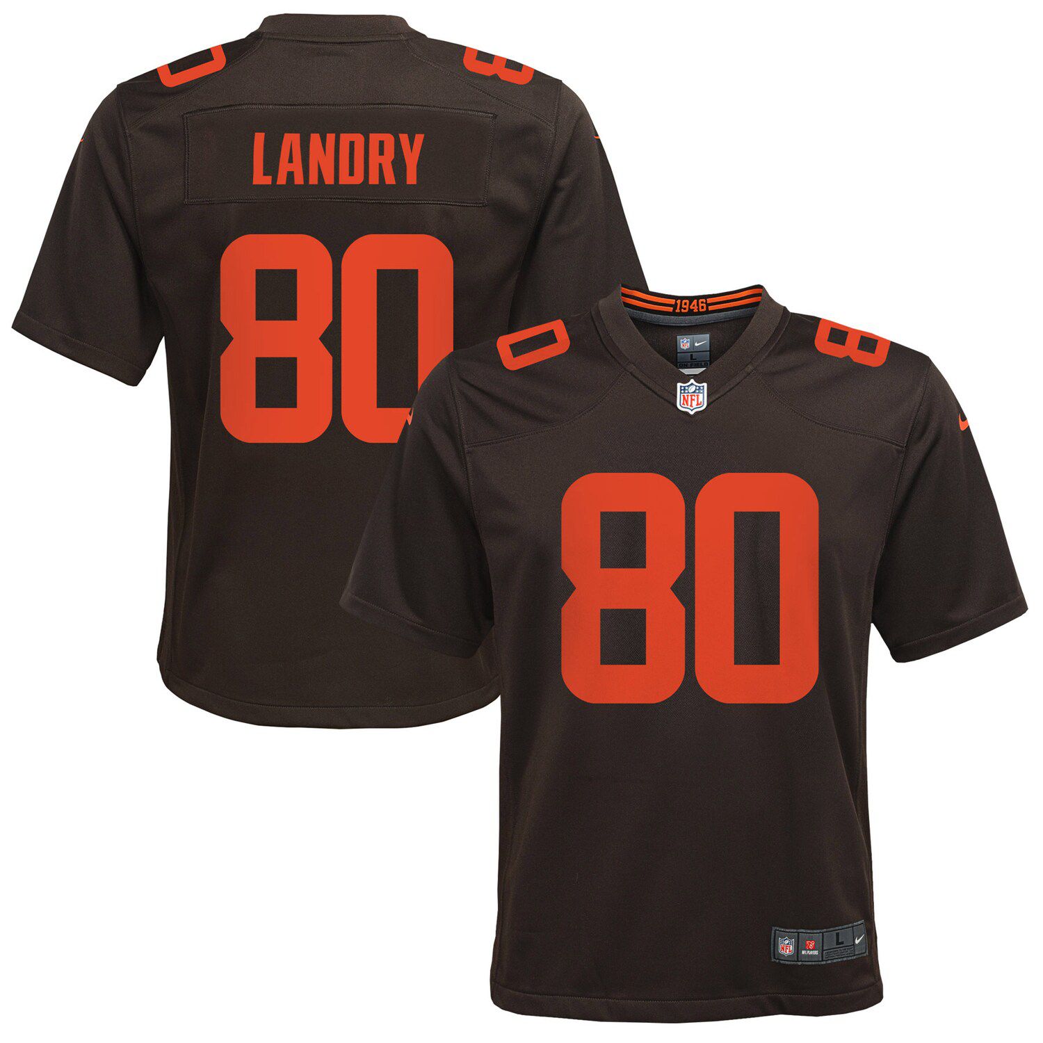 Men's Nike Jarvis Landry White Cleveland Browns 1946 Collection Alternate  Vapor Limited Jersey