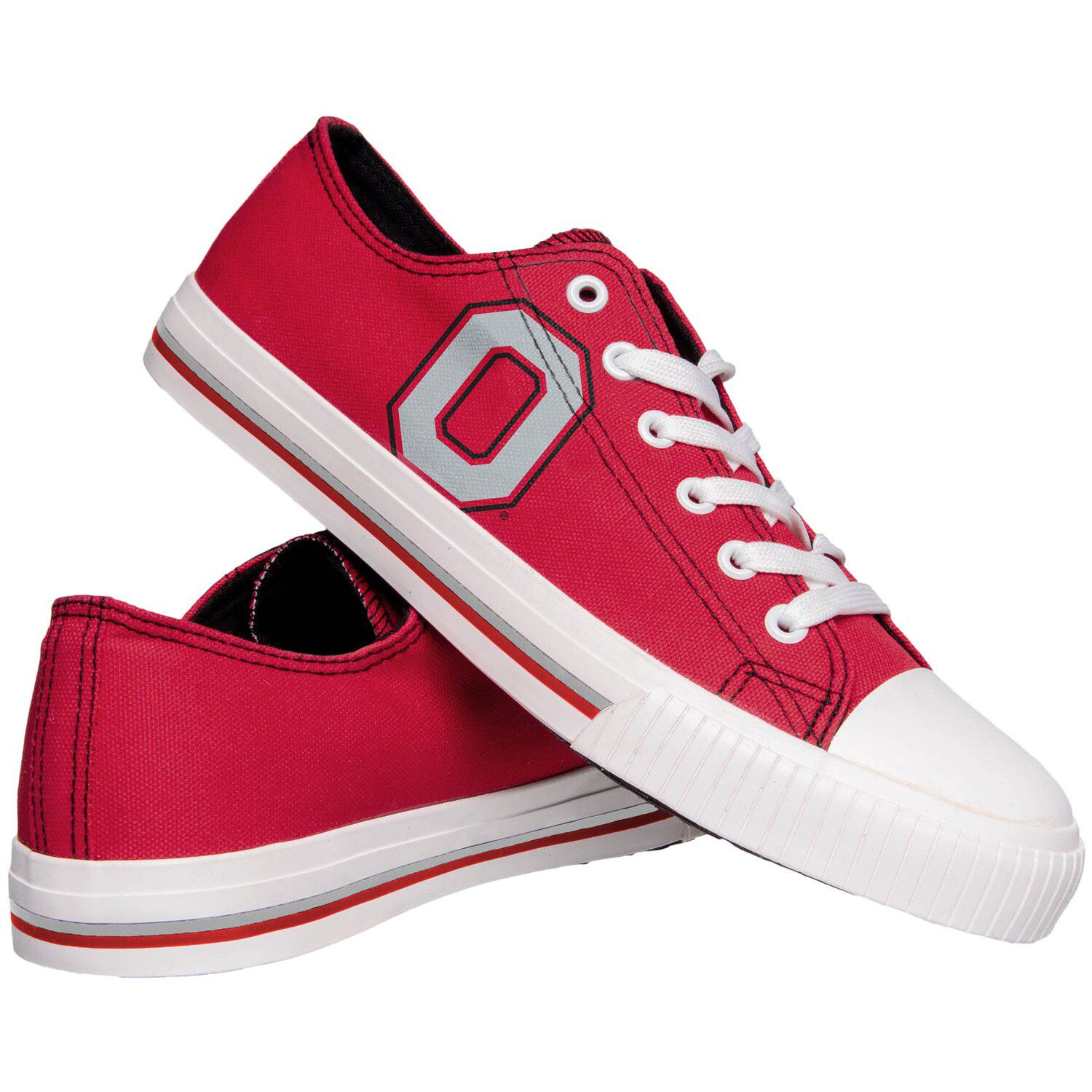 ohio state canvas shoes