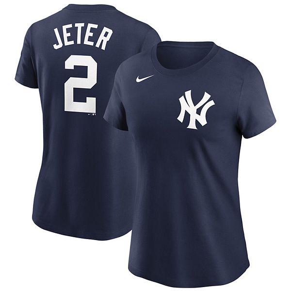 Nike Youth New York Yankees Derek Jeter #2 Navy T-Shirt