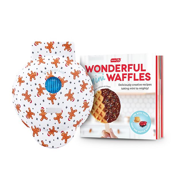 Dash Wonderful Mini Waffle Gift Set, White