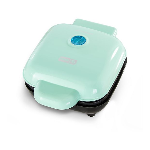 Dash Aqua Non-Stick Mini Waffle Maker