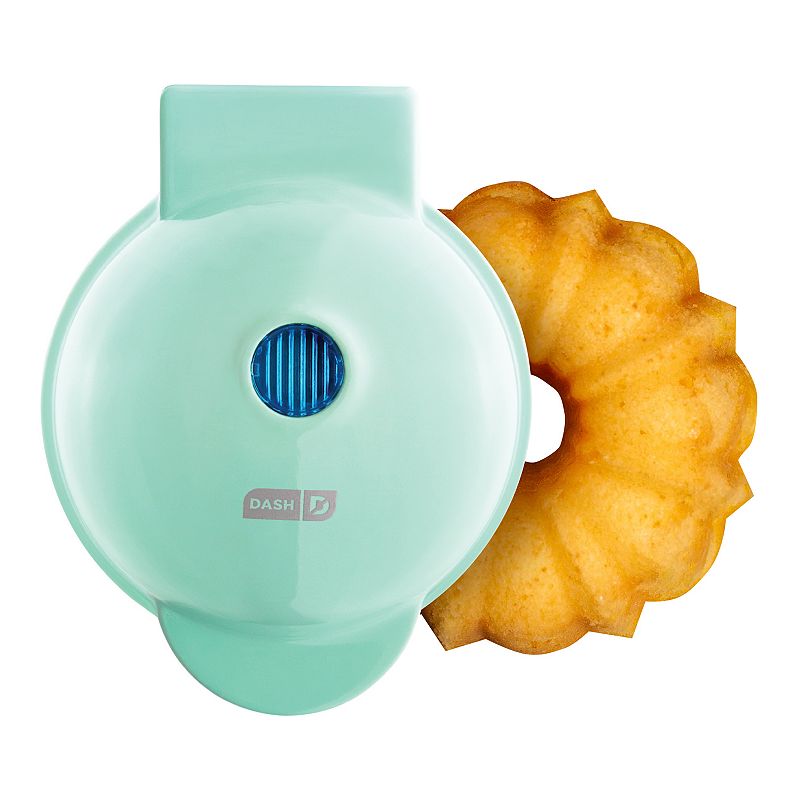 Dash Mini Bundt Cake Maker Mint Green NonStick Plates Recipes Book (Aqua)