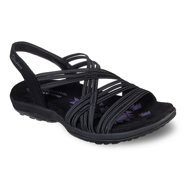 Skechers Solid Black Flip Flops Size 9 - 50% off