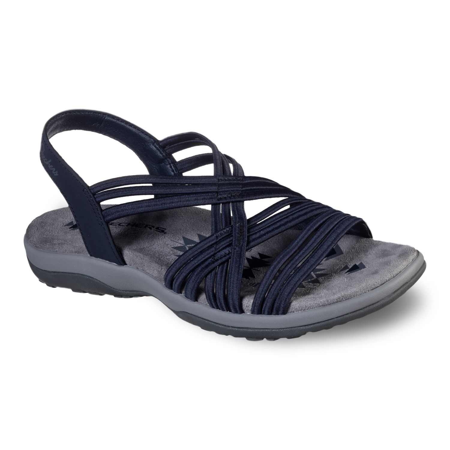 white memory foam sandals