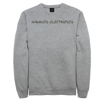 Men's Netflix Stranger Things Hawkins Electronics Logo Sweatshirt