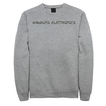 Men's Netflix Stranger Things Hawkins Electronics Logo Sweatshirt