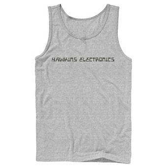 Men's Netflix Stranger Things Hawkins Electronics Logo Tank Top