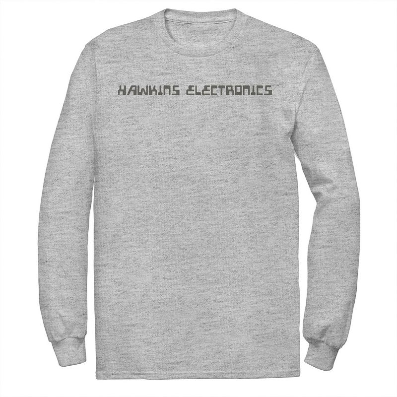 Men's Netflix Stranger Things Hawkins Electronics Logo Tee,