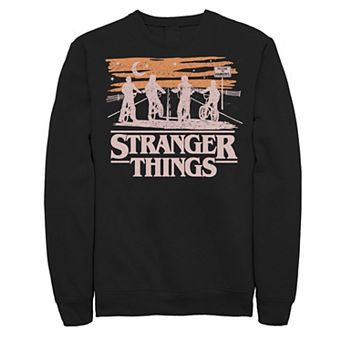 Men's Netflix Stranger Things Night Silhouettes Sweatshirt
