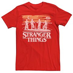  Stranger Things Men's Embroidered Logo T-Shirt : Clothing,  Shoes & Jewelry