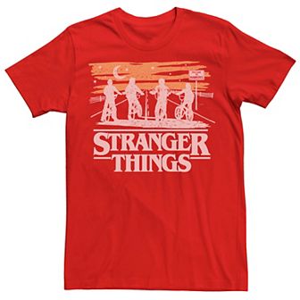Men's Netflix Stranger Things Night Silhouettes Tee