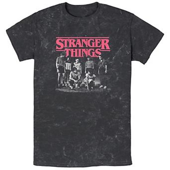 Men's Stranger Things Faded Cast Poster Tee
