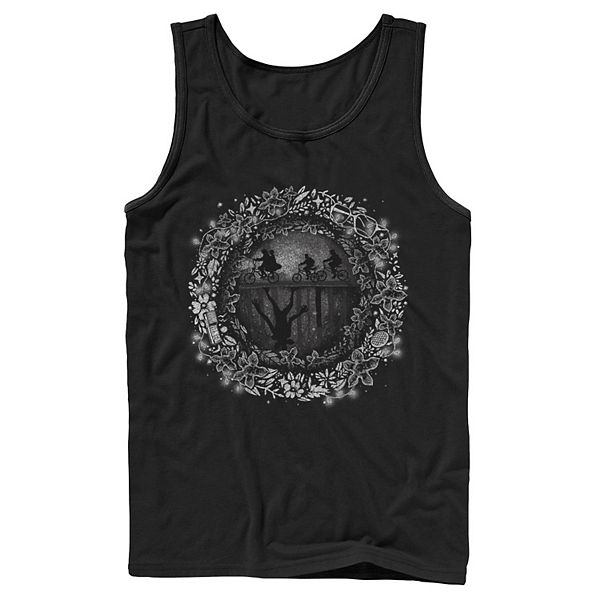 Men's Netflix Stranger Things Into The Upside Down Silhouettes Tank Top