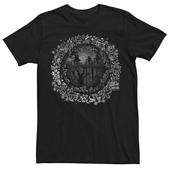 Men's Netflix Stranger Things Into The Upside Down Silhouettes Tee