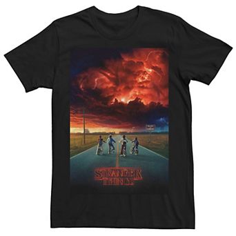 Men's Stranger Things Demogorgon Cloud Poster Tee