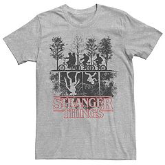  Stranger Things Men's Embroidered Logo T-Shirt : Clothing,  Shoes & Jewelry