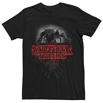 Men's Stranger Things Demogorgon Glow Logo Tee