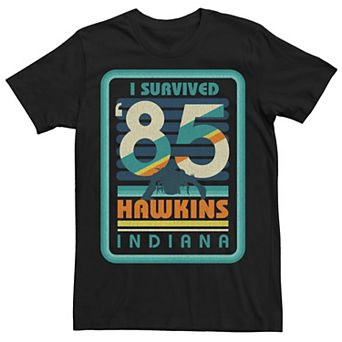 Men's Stranger Things "I Survived '85 Hawkins Indiana" Tee