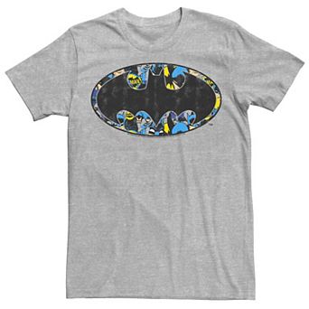Men's Batman Logo Comic Fill Poster Tee
