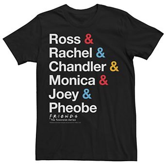 Men's Friends All The Friends Name Stack Tee