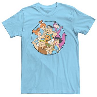 Men's The Flintstones Group Shot Circle Tee