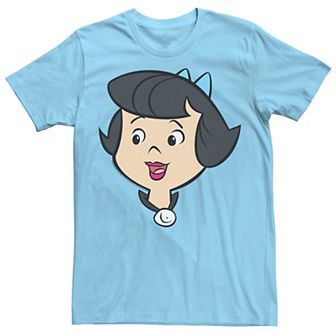 Men's Flinstones Betty Bigface Portrait Tee