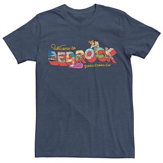 Men's Flinstones Bedrock Card Destination Tee