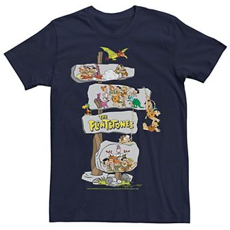 Men's Flinstones Box Up Stones Group Shot Tee