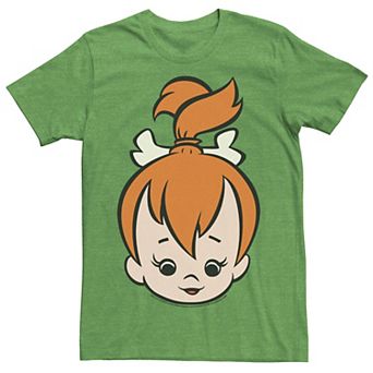 Men's The Flintstones Pebbles Big Face Tee